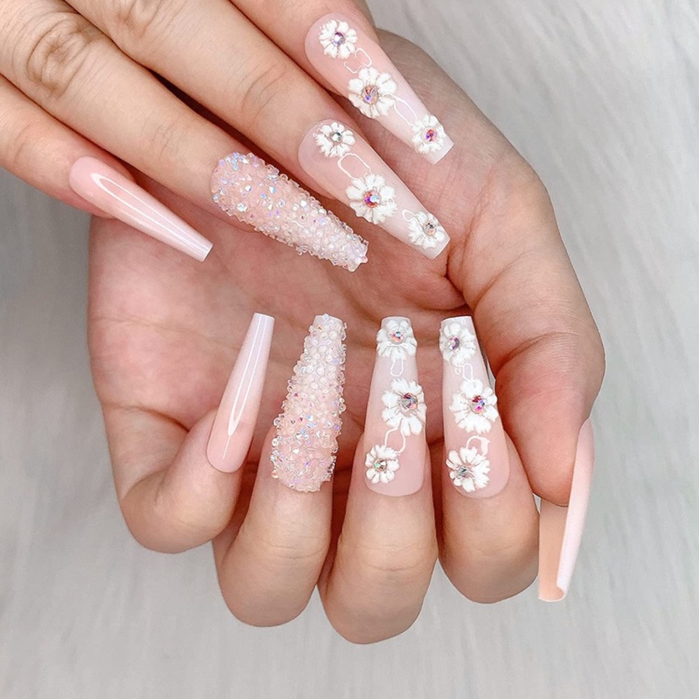 Ballerina Full Cover False Nails for Women